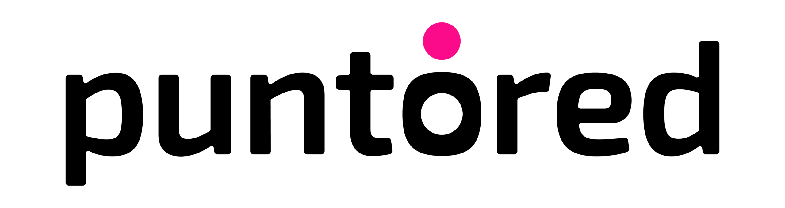 Logotipo Puntored (Negro)